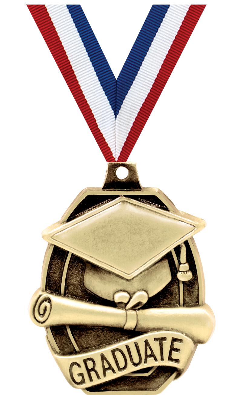 2" SCHOLASTIC-GRADUATE MEDAL