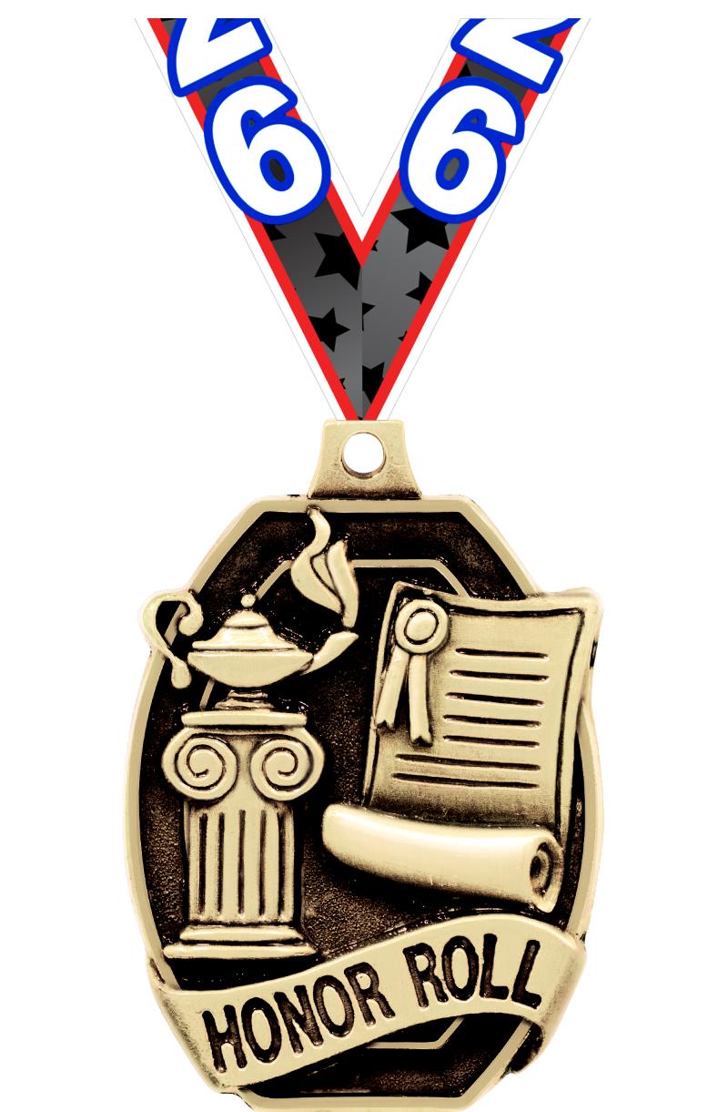 2" SCHOLASTIC-HONOR ROLL MEDAL