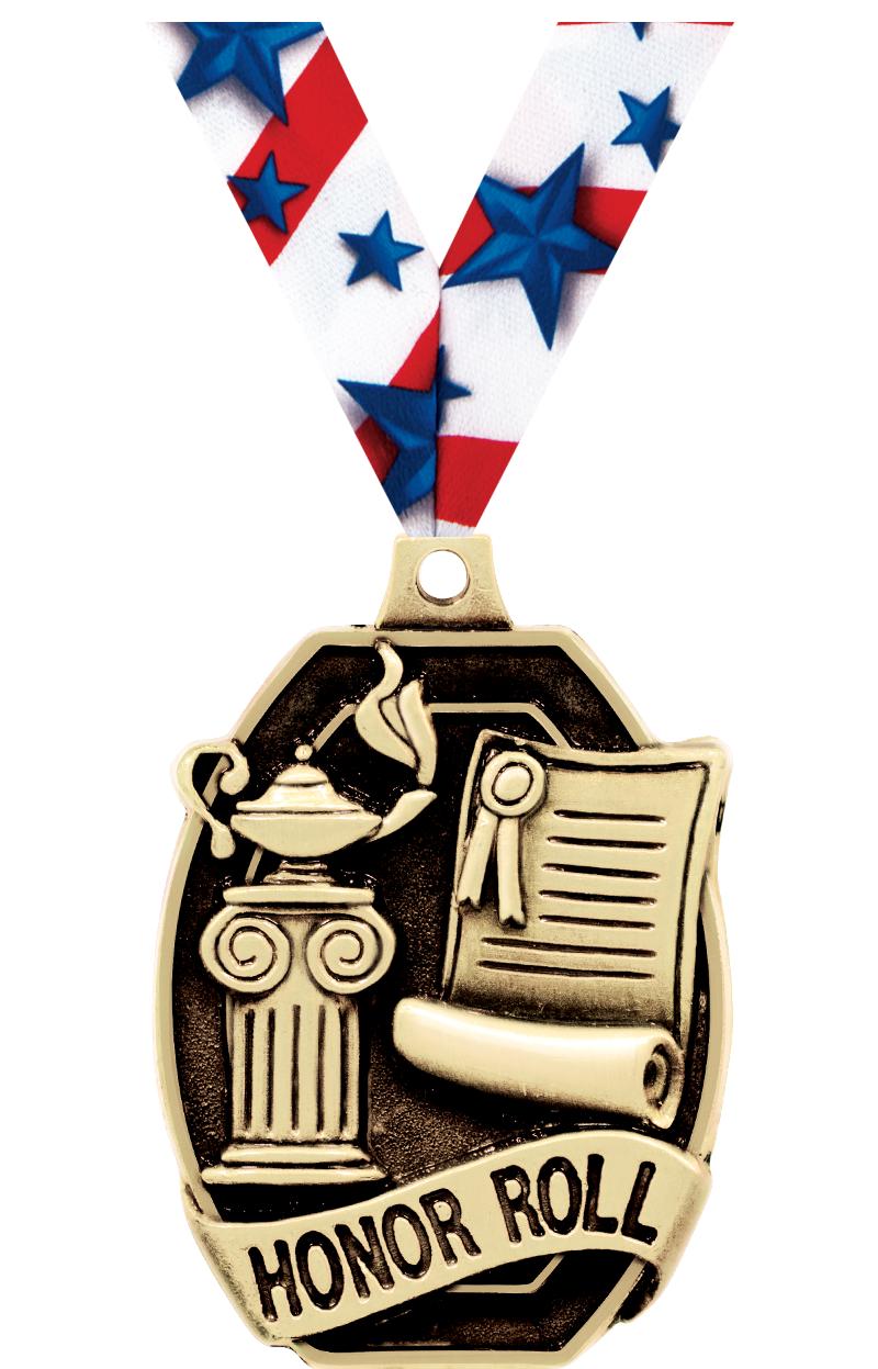 2" SCHOLASTIC-HONOR ROLL MEDAL