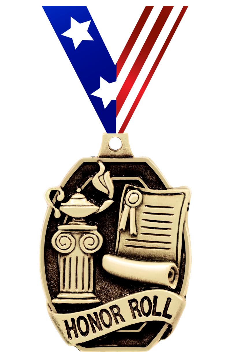 2" SCHOLASTIC-HONOR ROLL MEDAL