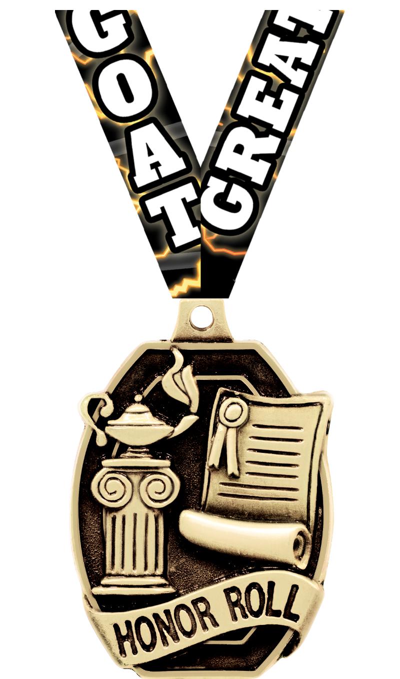 2" SCHOLASTIC-HONOR ROLL MEDAL