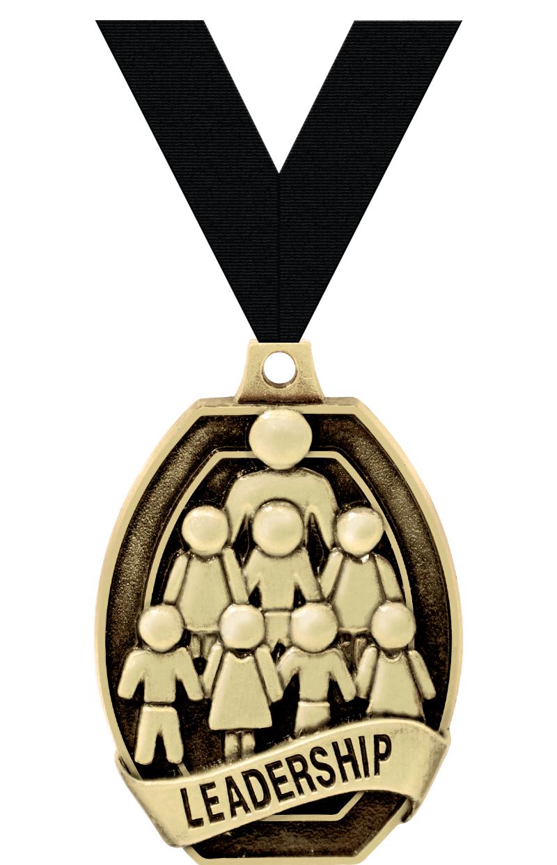 2" SCHOLASTIC LEADERSHIP MEDAL