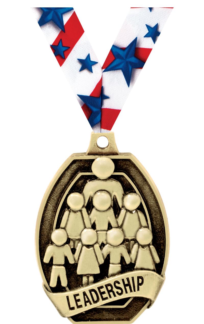 2" SCHOLASTIC LEADERSHIP MEDAL