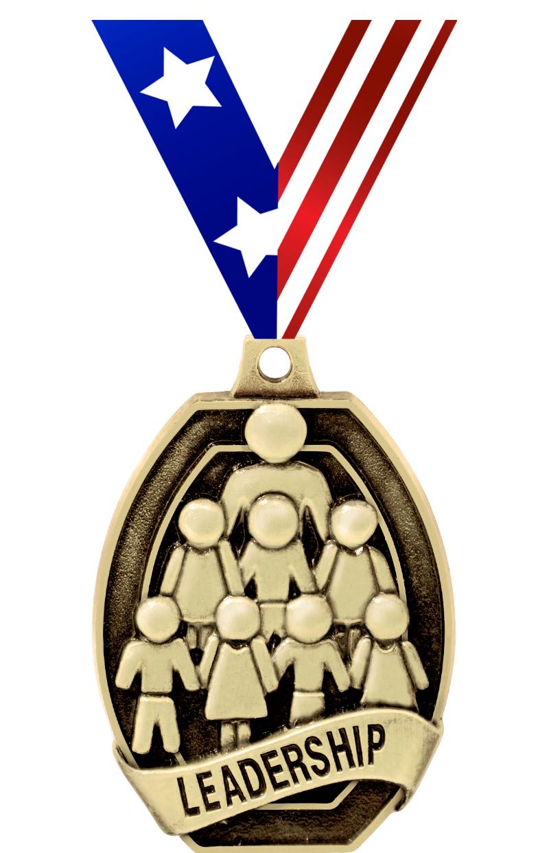 2" SCHOLASTIC LEADERSHIP MEDAL