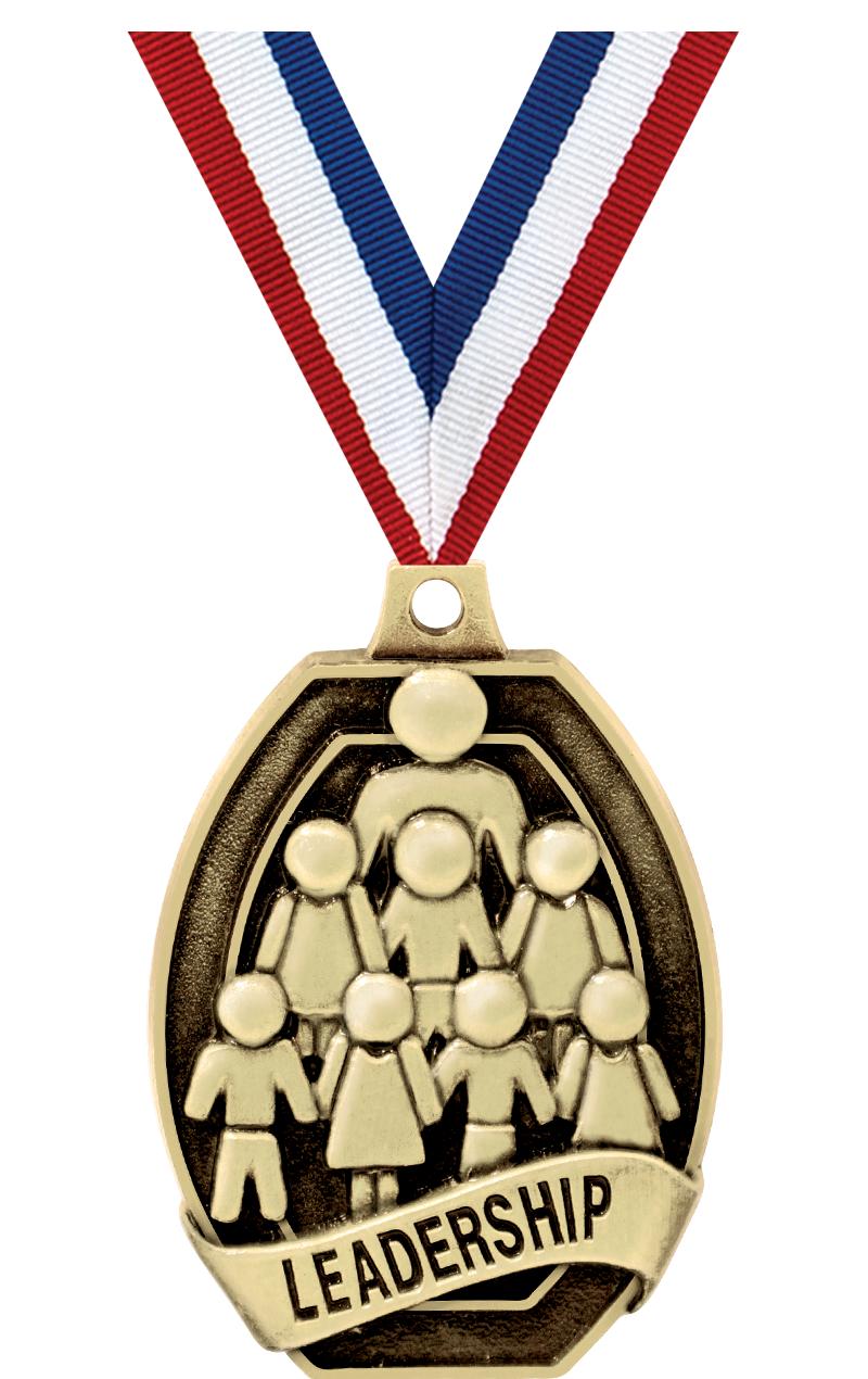 2" SCHOLASTIC LEADERSHIP MEDAL