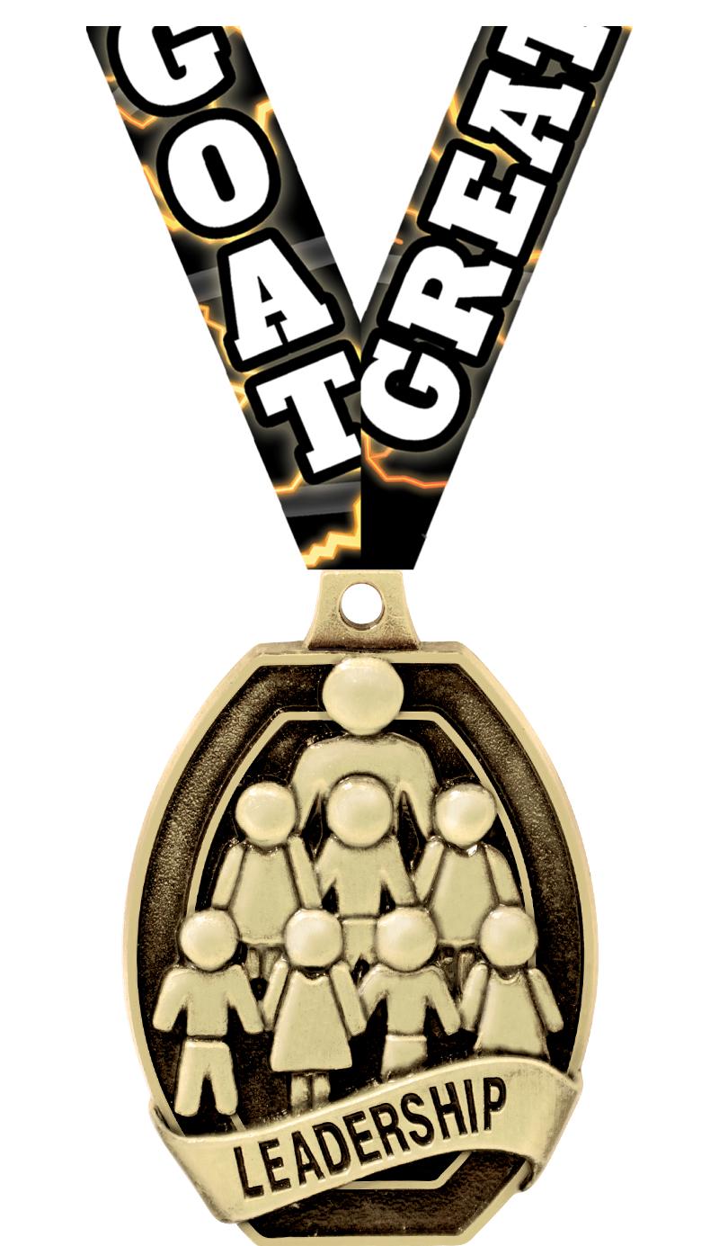 2" SCHOLASTIC LEADERSHIP MEDAL