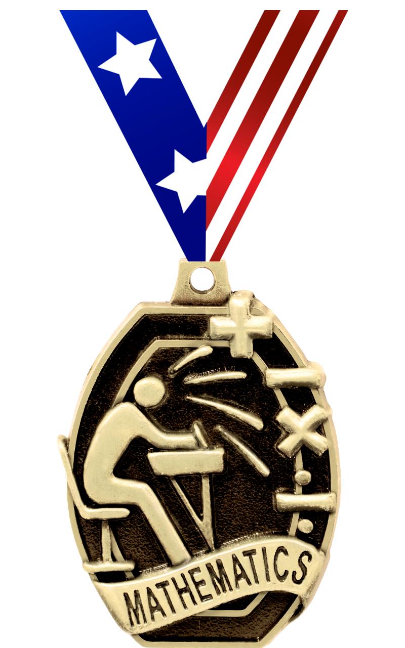 2" SCHOLASTIC-MATHEMATIC MEDAL