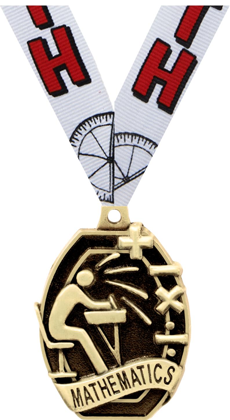 2" SCHOLASTIC-MATHEMATIC MEDAL
