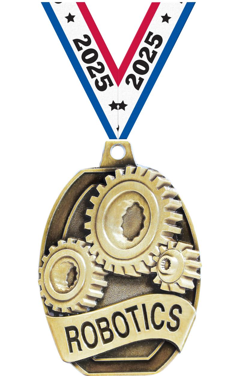 2" SCHOLASTIC-ROBOTICS GLD MDL