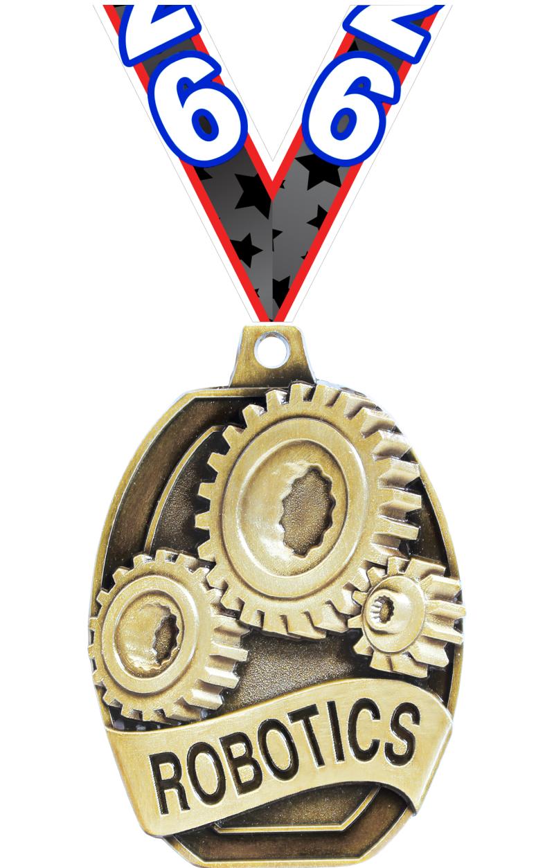 2" SCHOLASTIC-ROBOTICS GLD MDL