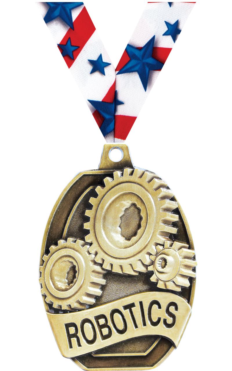 2" SCHOLASTIC-ROBOTICS GLD MDL