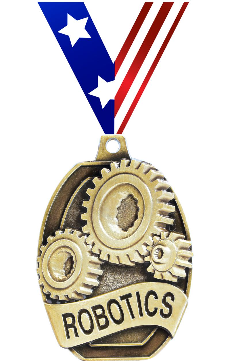 2" SCHOLASTIC-ROBOTICS GLD MDL