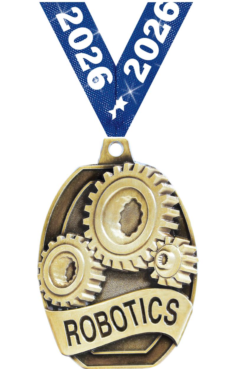 2" SCHOLASTIC-ROBOTICS GLD MDL