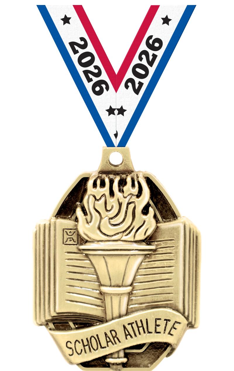 2" SCHOL.SCHOLAR ATHLETE MEDAL