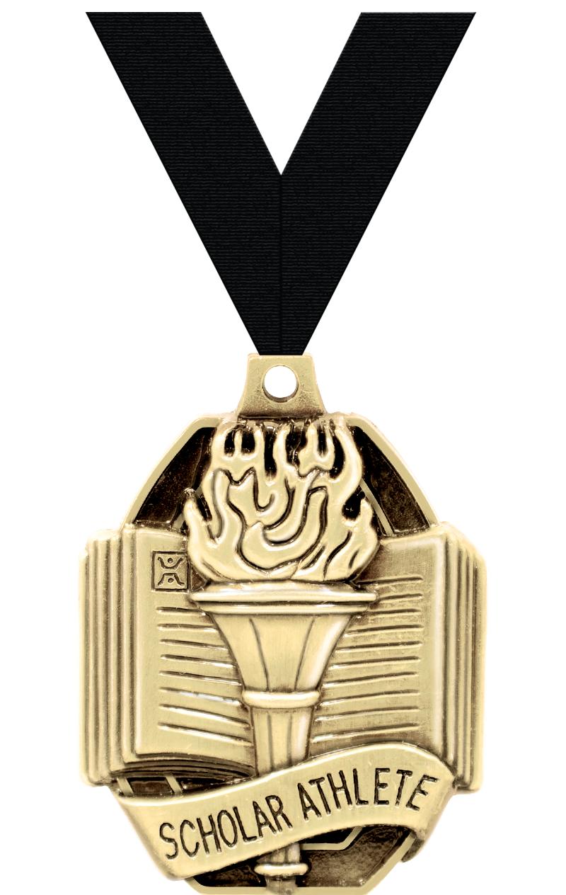 2" SCHOL.SCHOLAR ATHLETE MEDAL