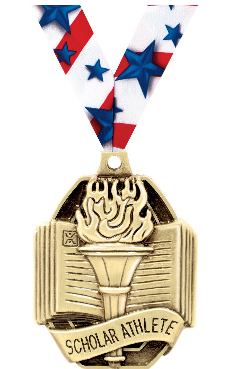 2" SCHOL.SCHOLAR ATHLETE MEDAL