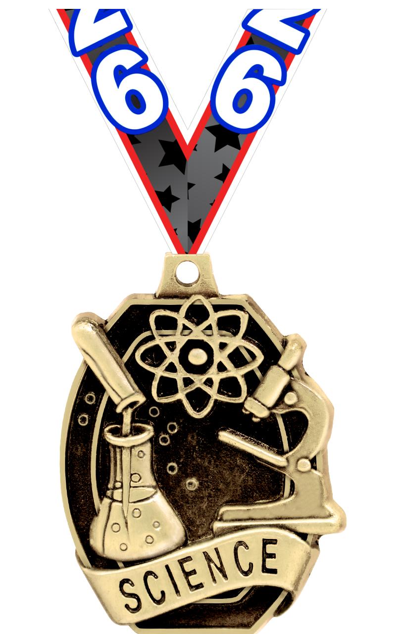 2" SCHOLASTIC - SCIENCE MEDAL