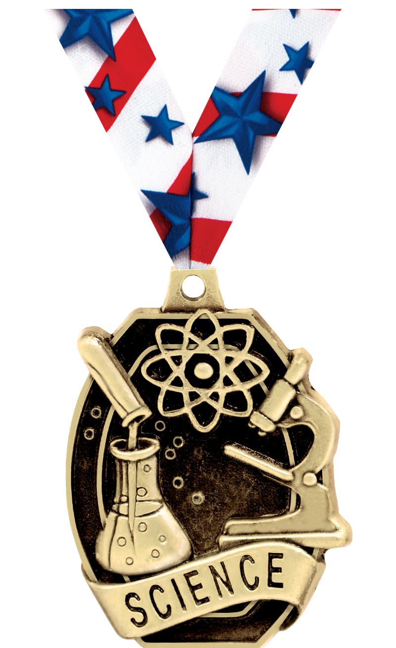 2" SCHOLASTIC - SCIENCE MEDAL