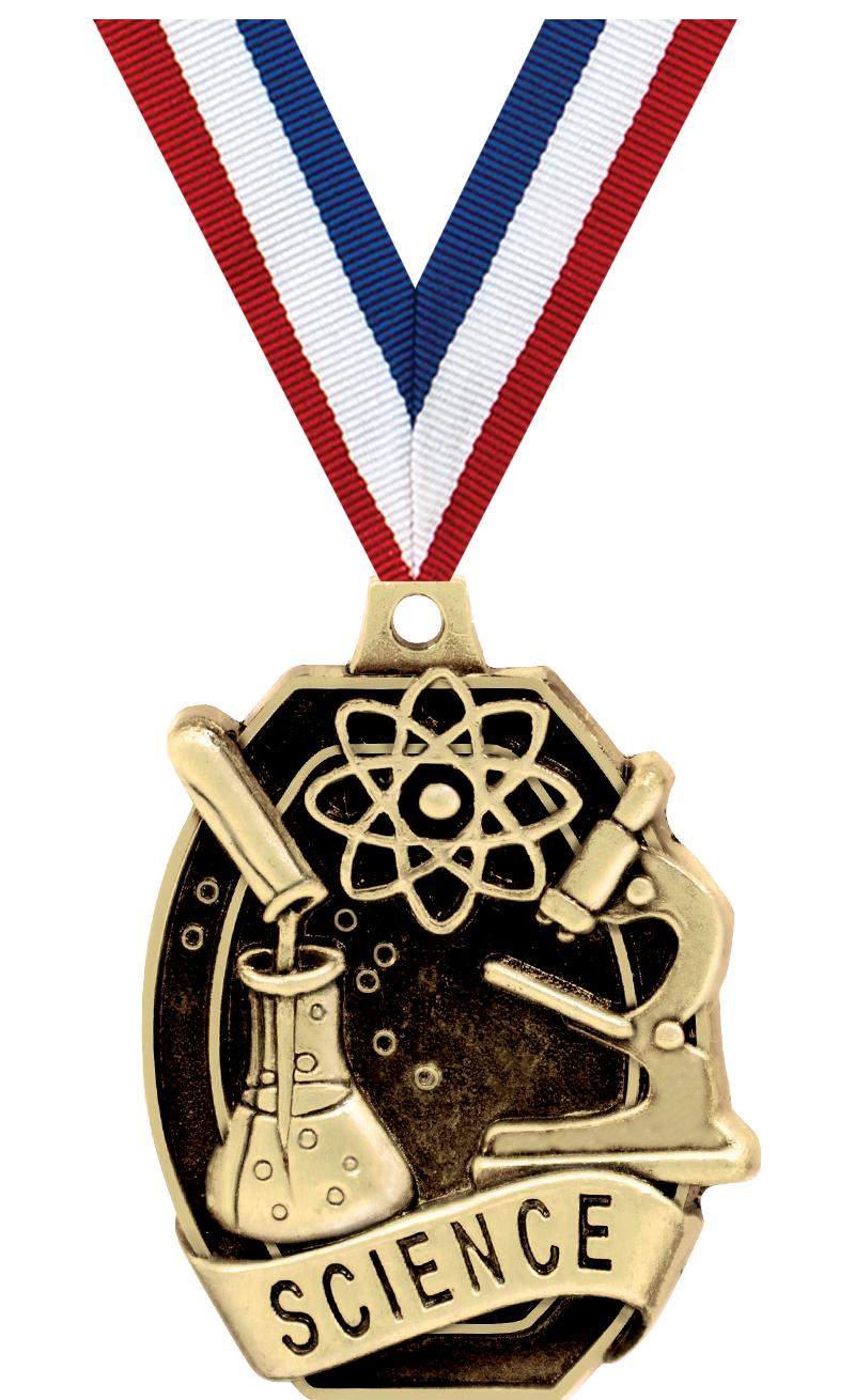 2" SCHOLASTIC - SCIENCE MEDAL