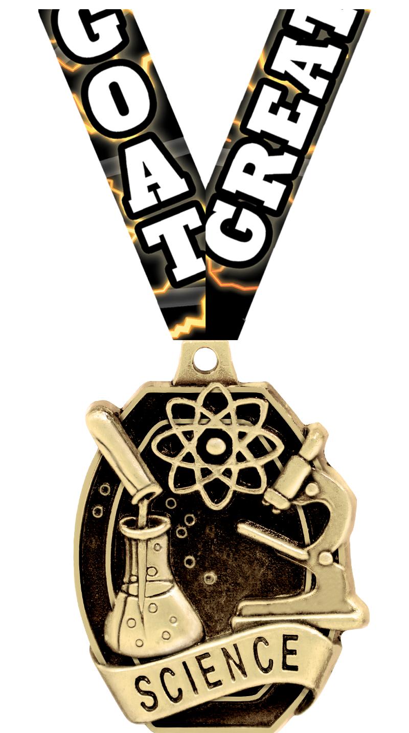 2" SCHOLASTIC - SCIENCE MEDAL