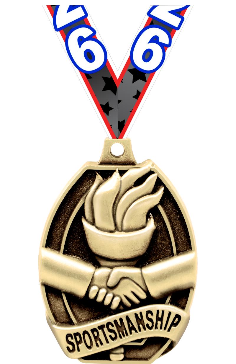 2"SCHOLSTC-SPORTSMANSHIP MEDAL