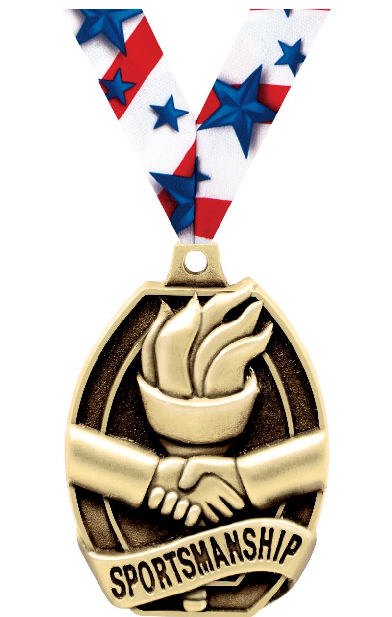 2"SCHOLSTC-SPORTSMANSHIP MEDAL