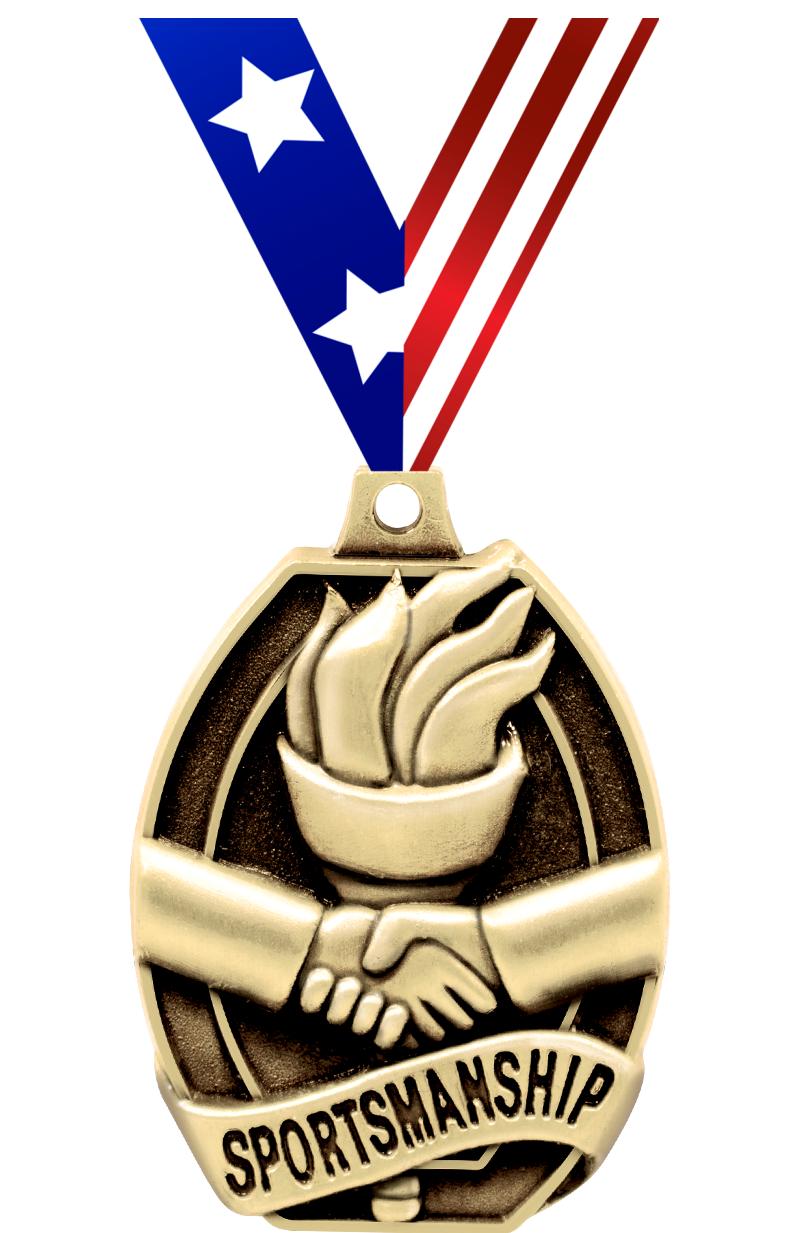 2"SCHOLSTC-SPORTSMANSHIP MEDAL