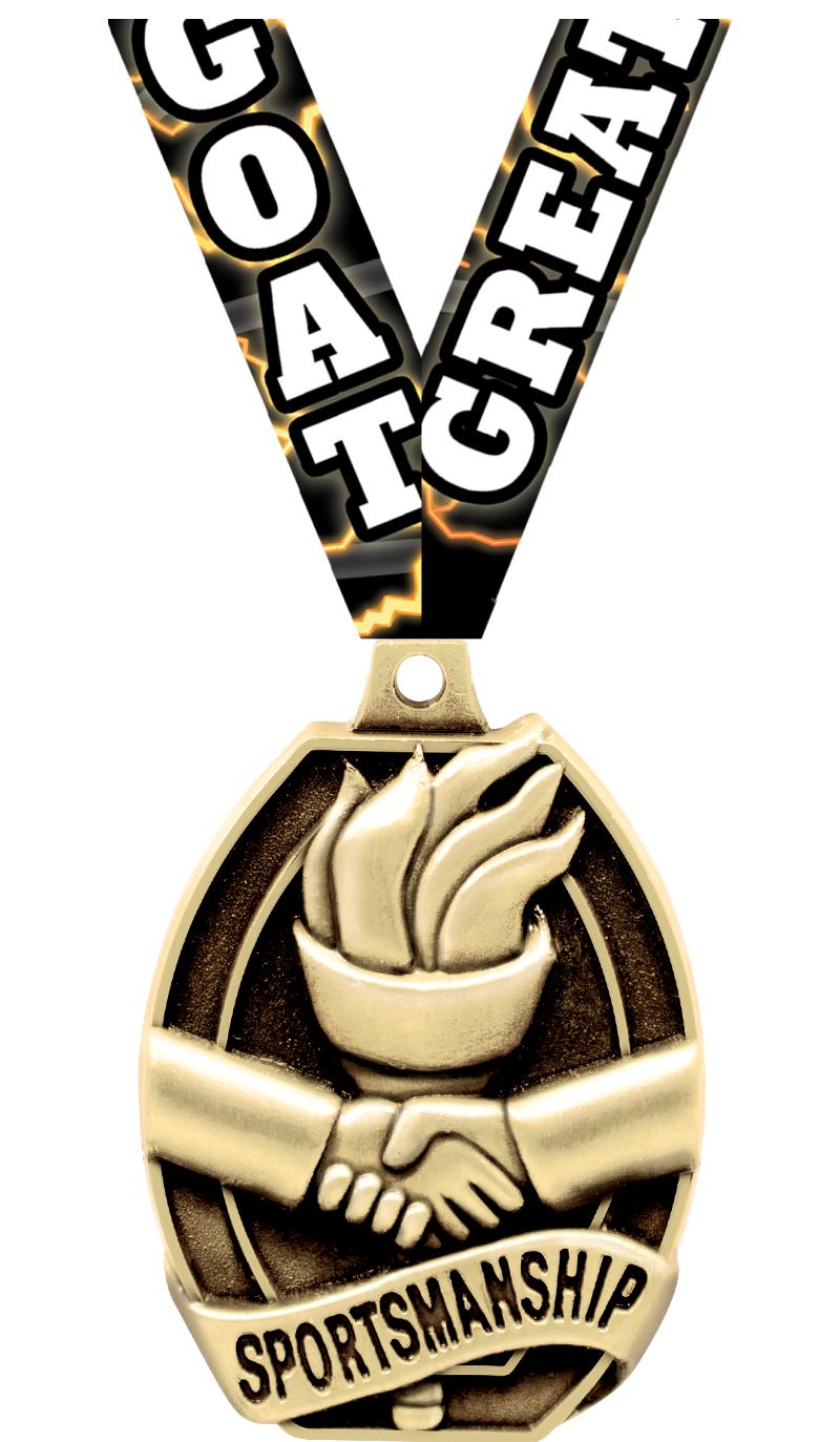 2"SCHOLSTC-SPORTSMANSHIP MEDAL