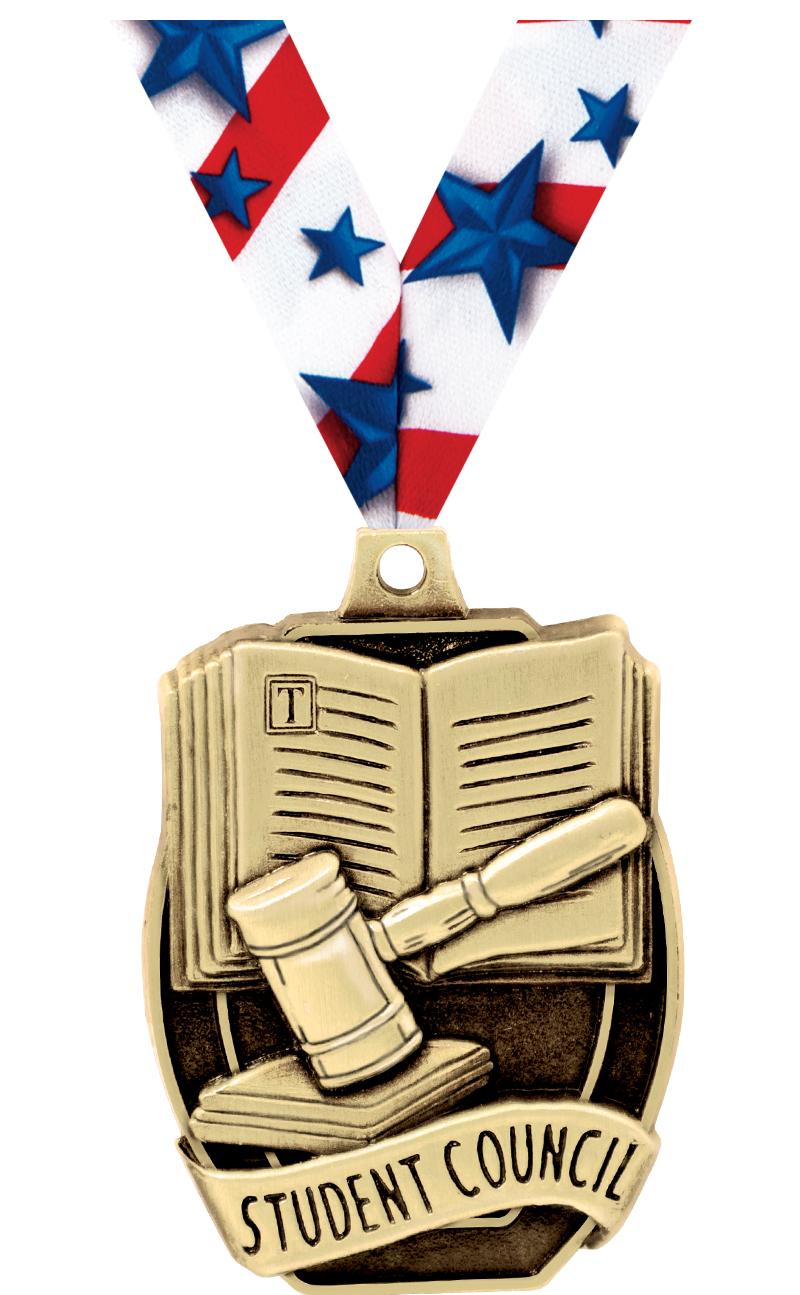 2"SCHL STUDENT COUNCIL MEDAL