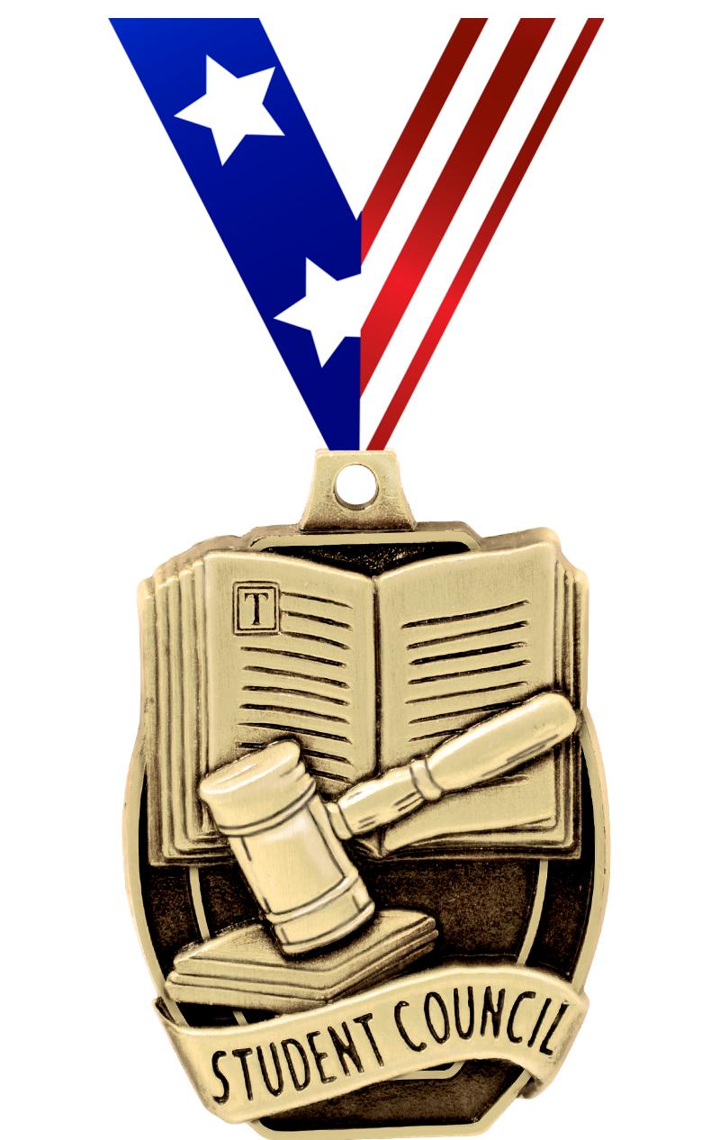 2"SCHL STUDENT COUNCIL MEDAL