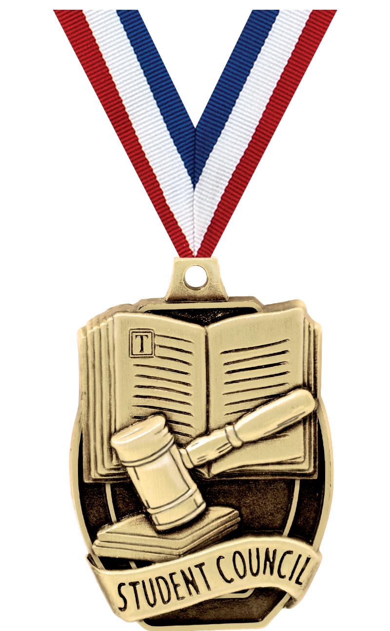 2"SCHL STUDENT COUNCIL MEDAL