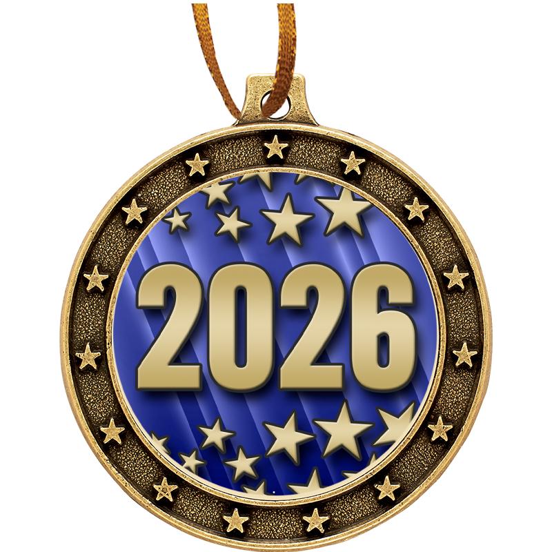 UNIVERSE STAR MEDAL ORNAMENT