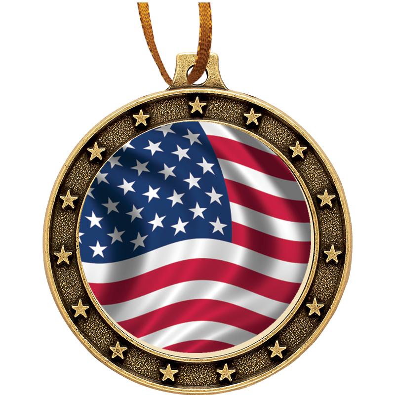 UNIVERSE STAR MEDAL ORNAMENT