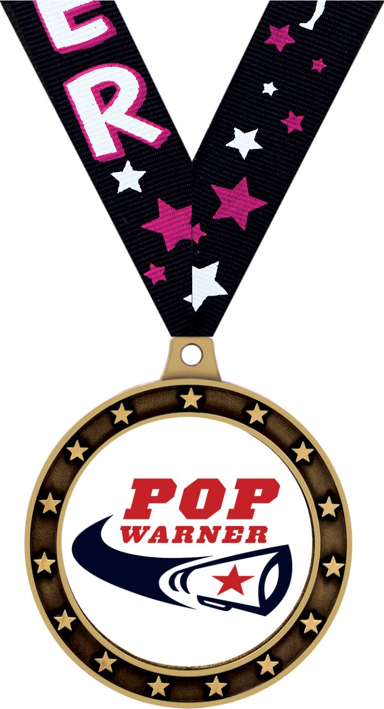 Pop Warner Football Trophies, Pop Warner Football Medals