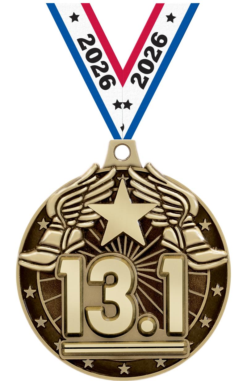 2" 3D 13.1 GOLD MEDAL