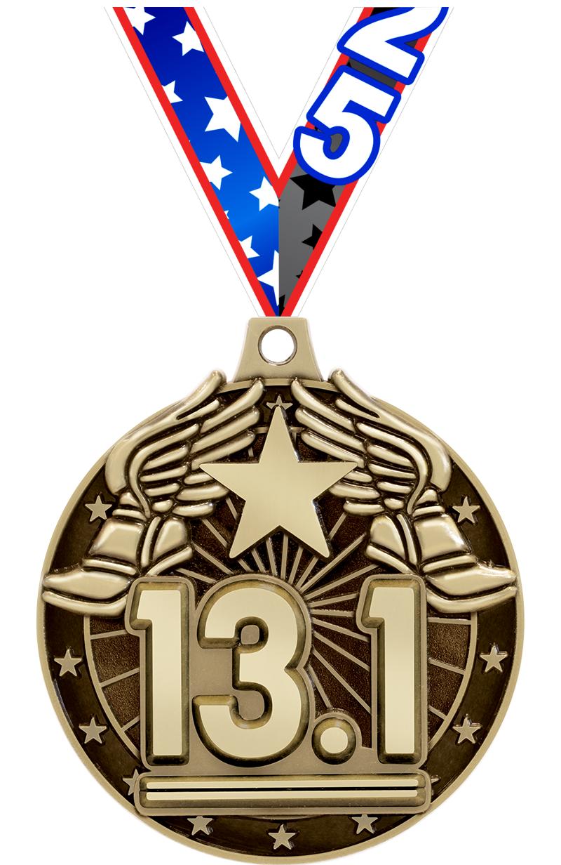 2" 3D 13.1 GOLD MEDAL
