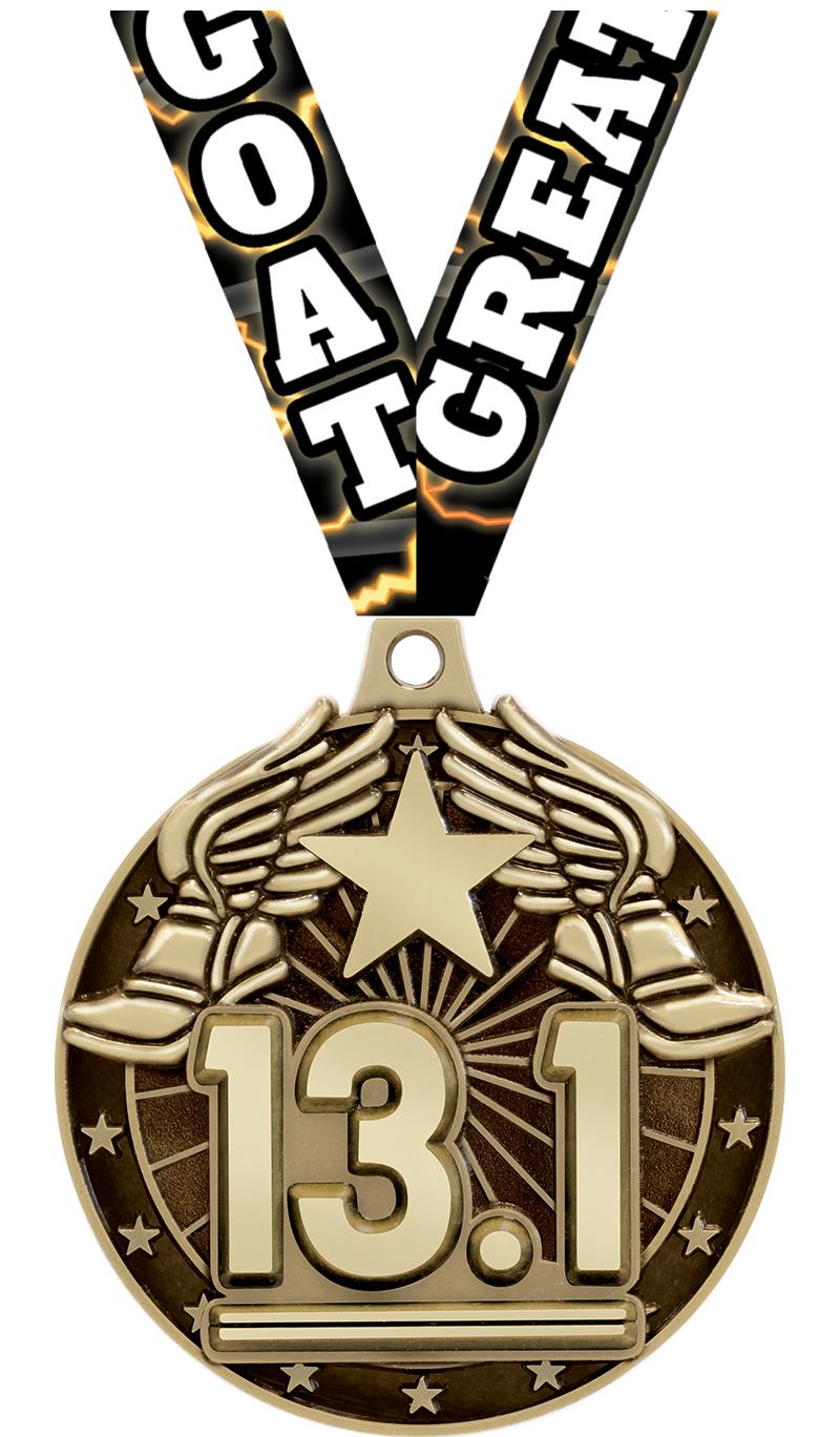 2" 3D 13.1 GOLD MEDAL