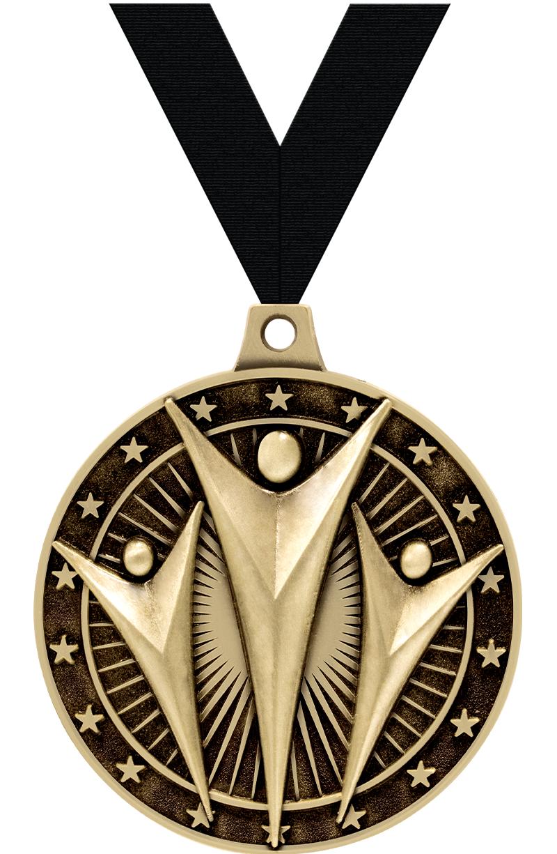 2" 3D ACH VICTORY MEDAL GOLD