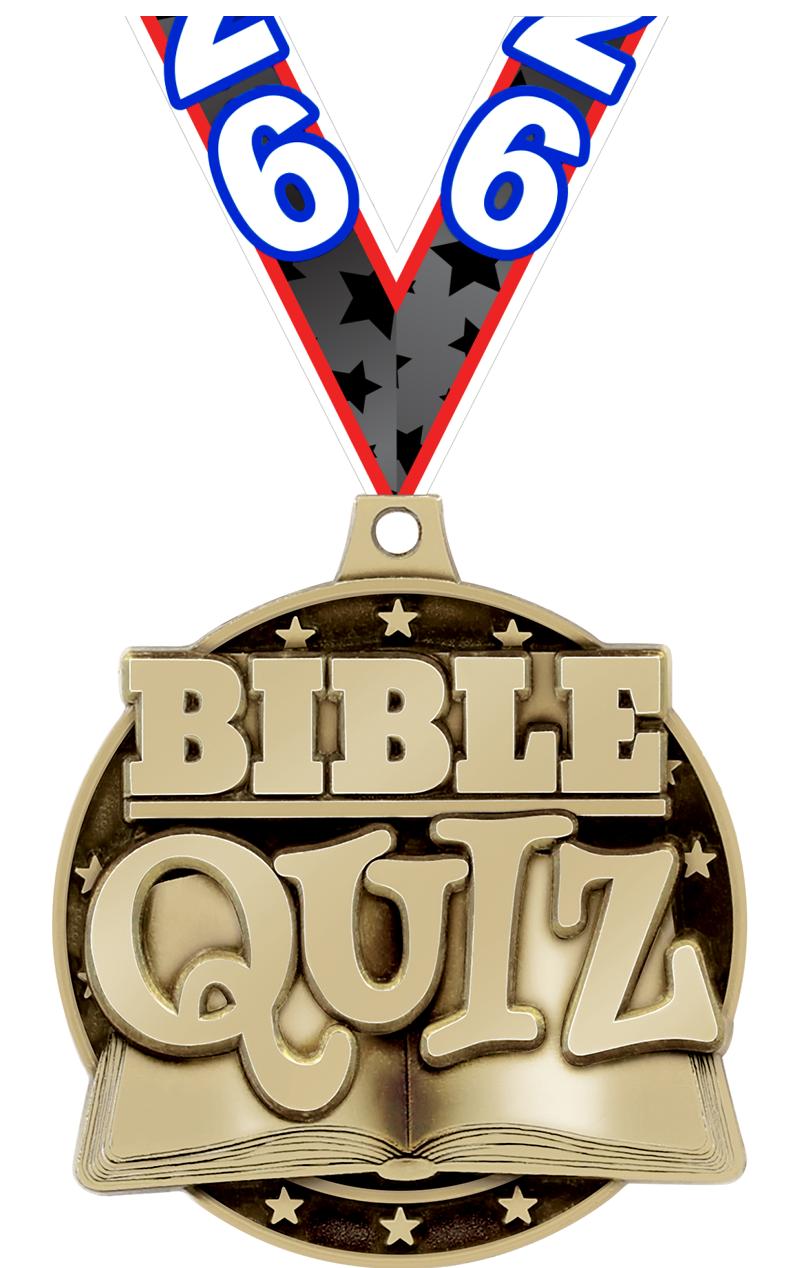 2" 3D BIBLE QUIZ GOLD