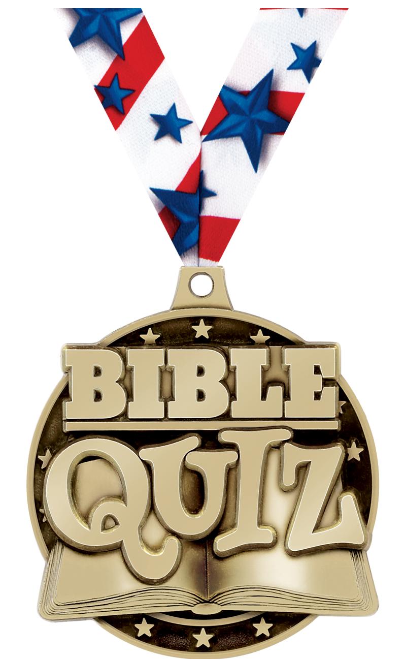 2" 3D BIBLE QUIZ GOLD