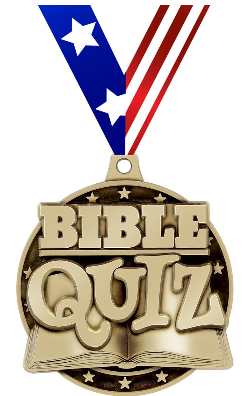 2" 3D BIBLE QUIZ GOLD