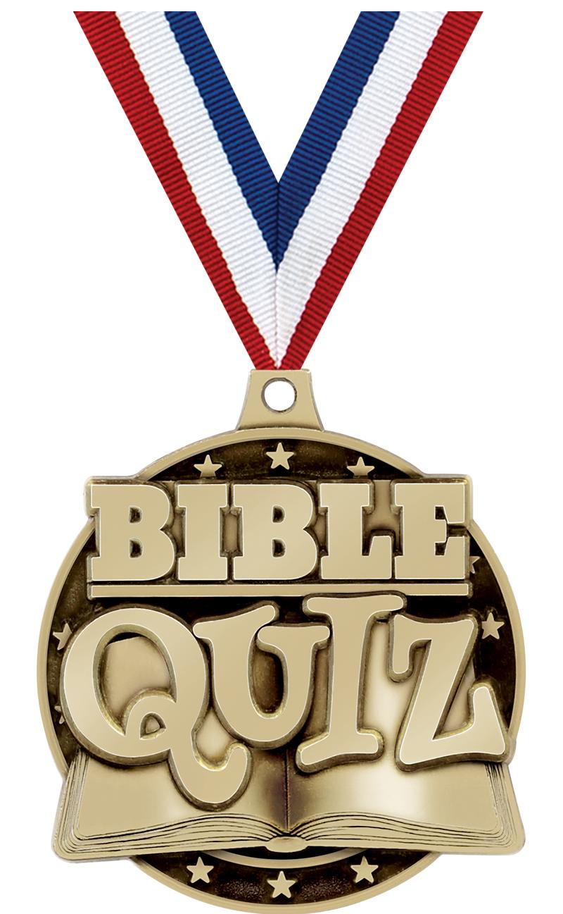 2" 3D BIBLE QUIZ GOLD