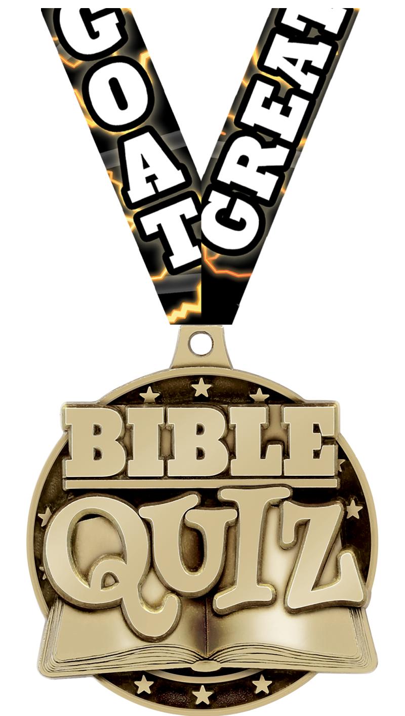 2" 3D BIBLE QUIZ GOLD