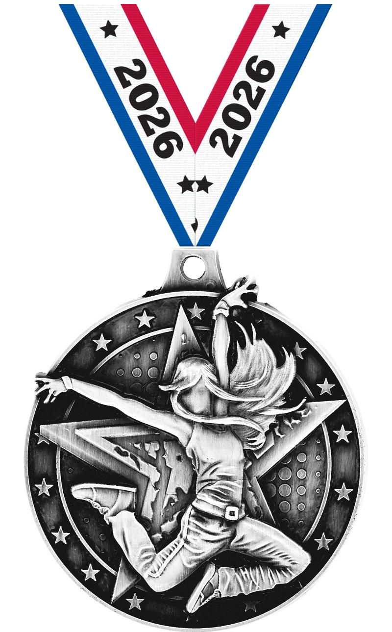 2" 3D HIP HOP FML MDL SV W/RIB