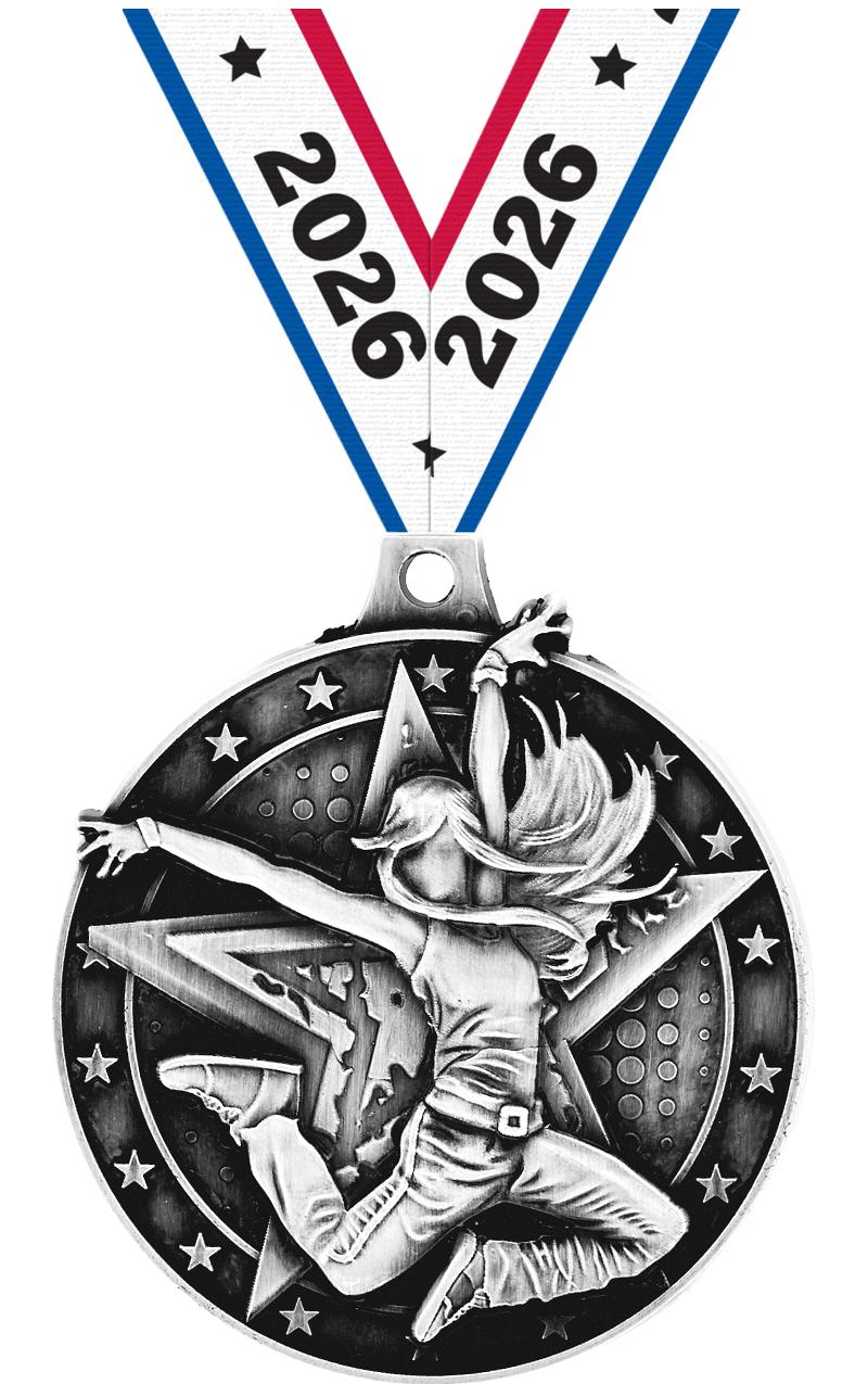 2" 3D HIP HOP FML MDL SV W/RIB