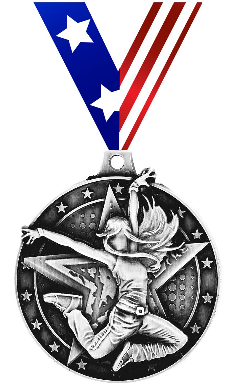 2" 3D HIP HOP FML MDL SV W/RIB