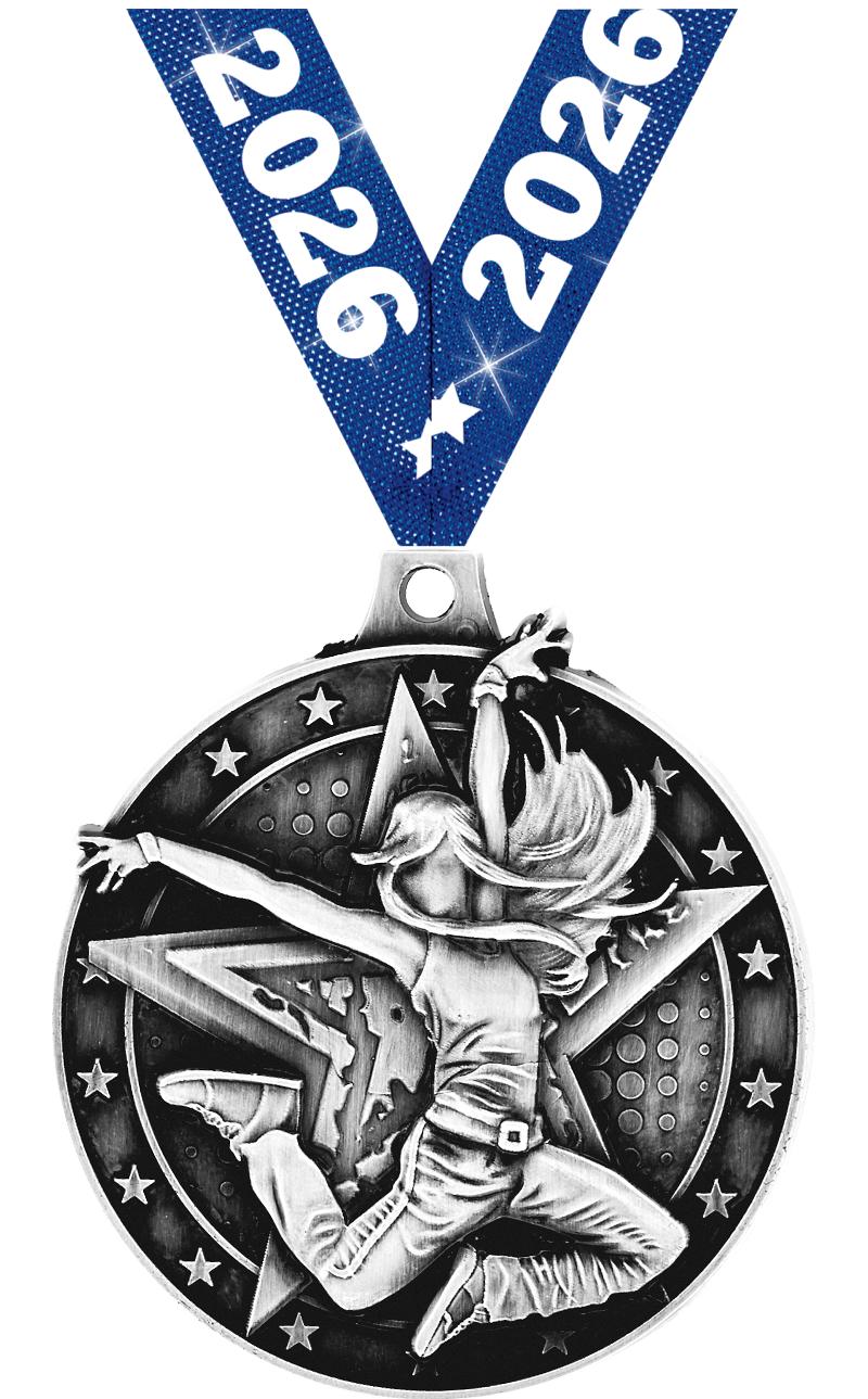 2" 3D HIP HOP FML MDL SV W/RIB