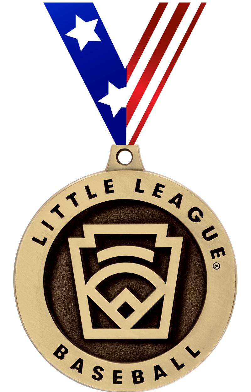 2"3D LITTLE LEAGUE GD BB MEDAL