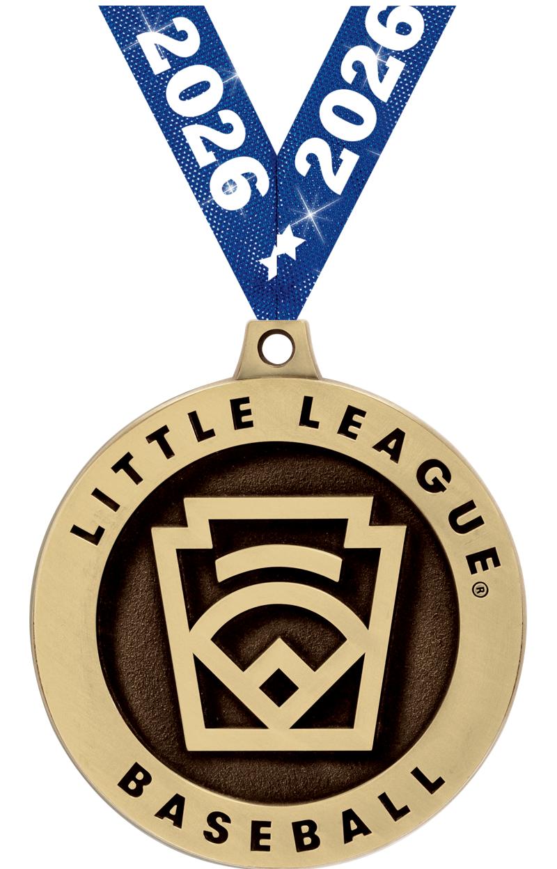 2"3D LITTLE LEAGUE GD BB MEDAL