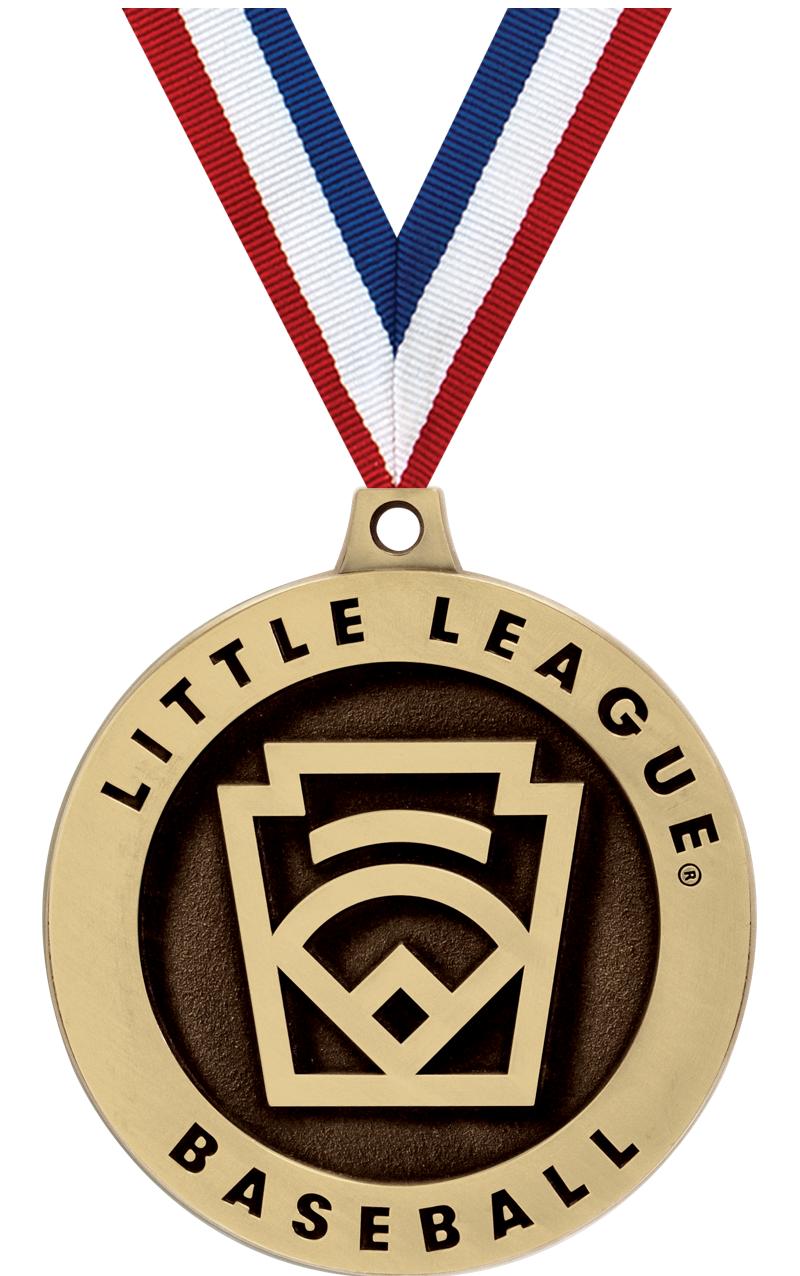 2"3D LITTLE LEAGUE GD BB MEDAL